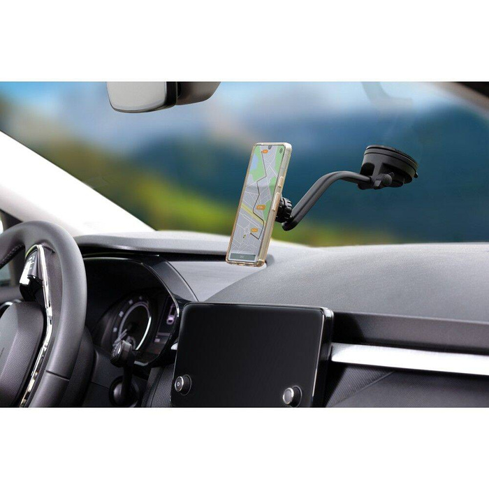 Uchwyt na telefon do samochodu magnetyczny Forcell F-Grip MagLuxe do szyby / deski / kratki czarny