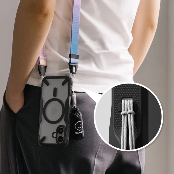 Etui RINGKE FUSION X MAGNETIC MAGSAFE IPHONE 16 BLACK