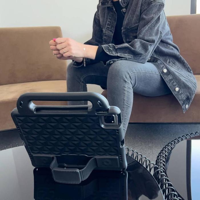 Diamond Tablet Case pancerne miękkie etui do iPad mini 5 / 4 / 3 / 2 / 1 z miejscem na rysik zielony