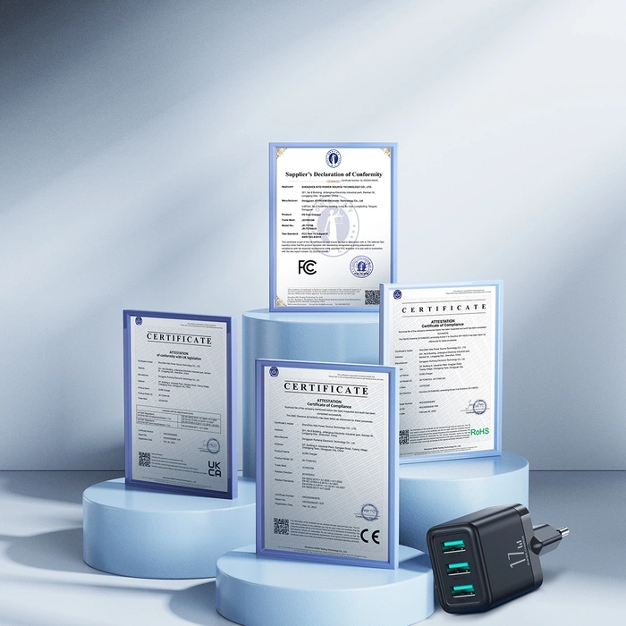 Ładowarka sieciowa Joyroom JR-TCN02 3xUSB-A 12W 3.4A - czarna