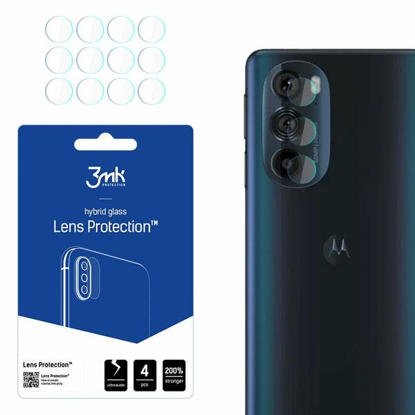 Szkło Hybrydowe 3MK Motorola Edge 30 Pro Lens Protect Ochrona Na Obiektyw Aparatu 4szt Glass