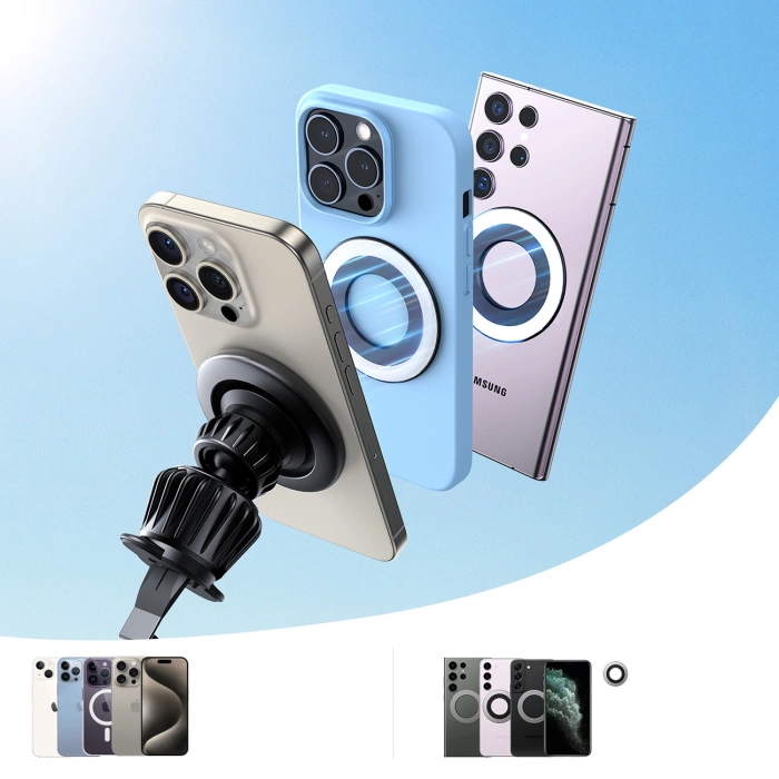 Uchwyt Joyroom JR-ZS406 samochodowy magnetyczny na kratkę nawiewu - czarny