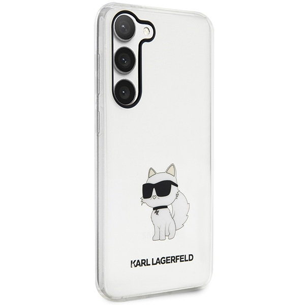 Etui Karl Lagerfeld Klhcs23shnchtct S23 S911 Transparent Hardcase Ikonik Choupette Case