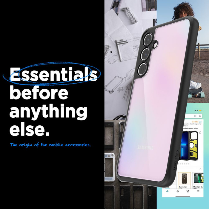 Etui Spigen Ultra Hybrid Samsung Galaxy A55 5g Matte Black Case