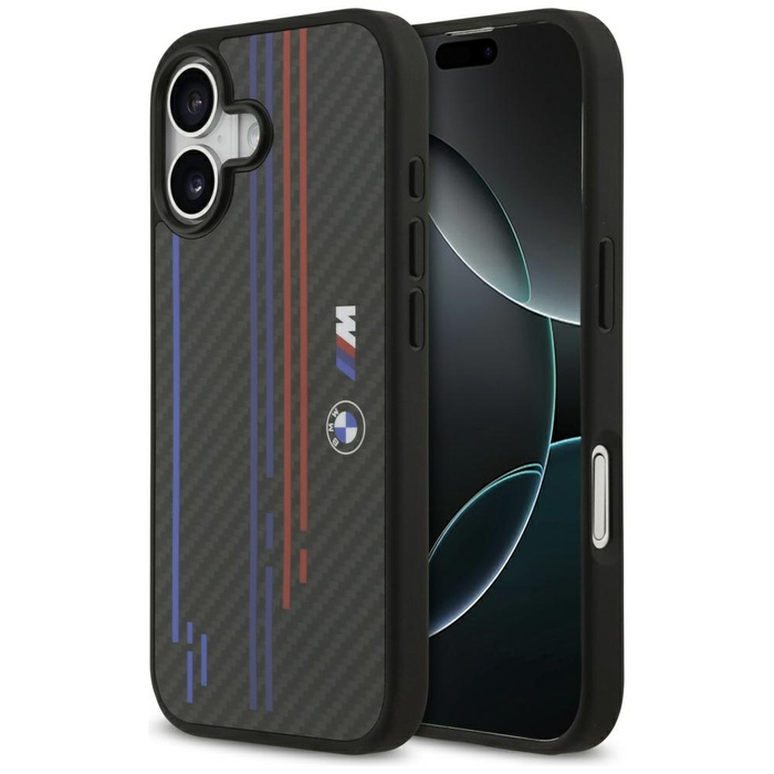 Etui BMW M Kevlar Lines & Logo MagSafe   do iPhone 17 czarny