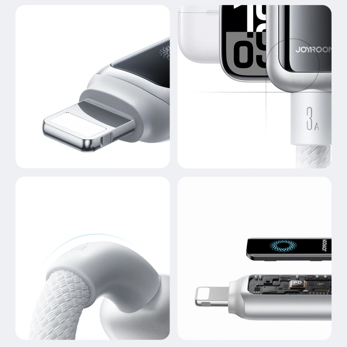 Kabel Joyroom S-A55 StarFlight 3A USB-A - Lightning 1,2m - biały