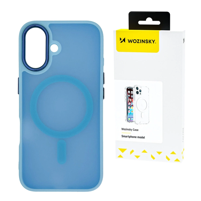 Etui Wozinsky Fashion Case MagSafe na Samsung Galaxy S25+ - niebieskie