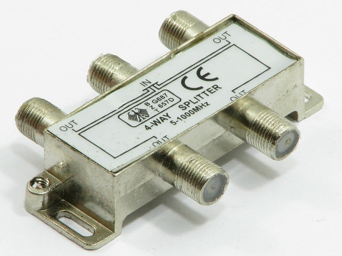 Spliter Rozdzielacz Antenowy 4-WAY 5-1000MHZ Splitter