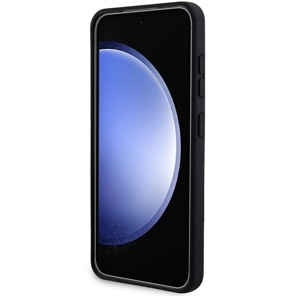 Etui BMW BMHMS24S23SROK Galaxy S24 S921 czarny/black hardcase M Silicone Printed Ring MagSafe Case