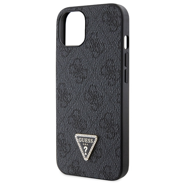 Etui Guess GUHCP14SP4TDSCPK iPhone 14 6.1" czarny/black hardcase Crossbody 4G Metal Logo Case