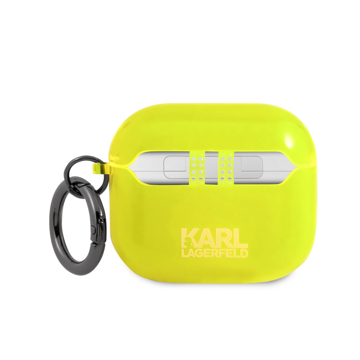 Etui KARL LAGERFELD Apple AirPods 3 Choupette Żółty Case