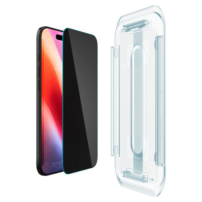 SZKŁO PRYWATYZUJĄCE SPIGEN IPHONE 17 AIR GLAS.TR ”EZ FIT” 2-PACK PRIVACY