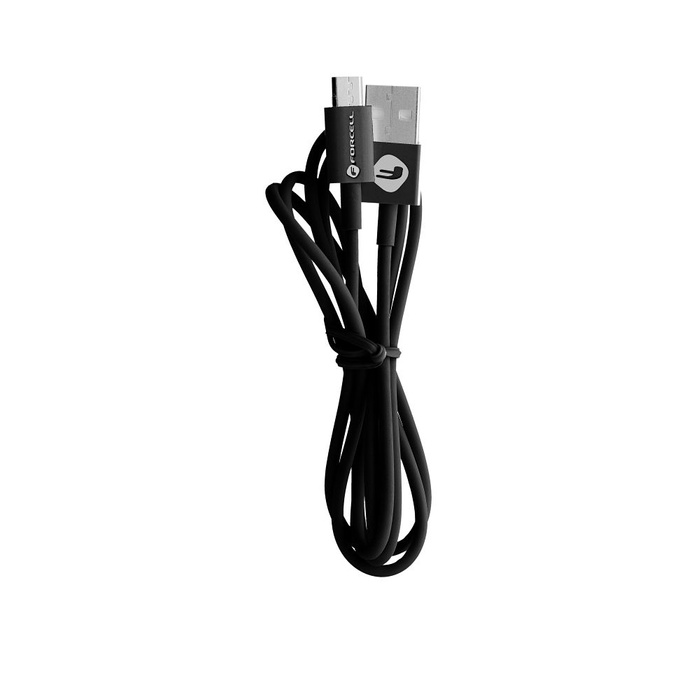 Kabel USB A do Micro USB Forcell F-Energy 2,4A Tuba 1 m C321 czarny