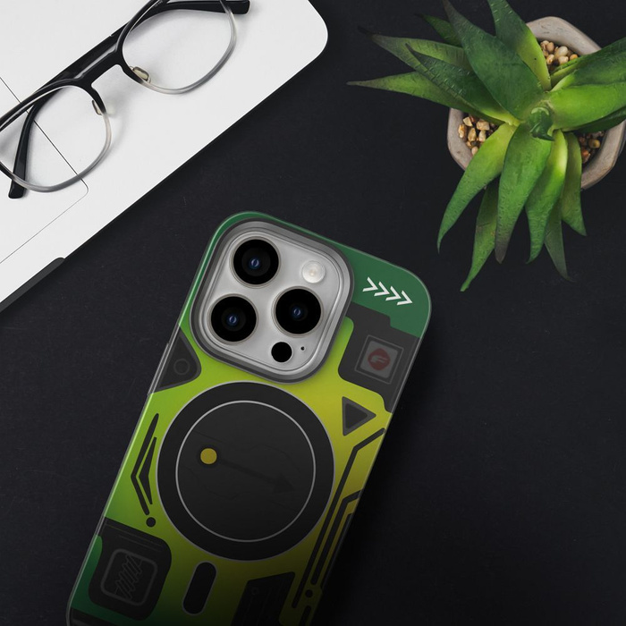 Etui na Samsung S25 ULTRA Forcell F-Protect Levels Dual Layer 4D technology zgodny z MagSafe Military Drop-Test cyber green