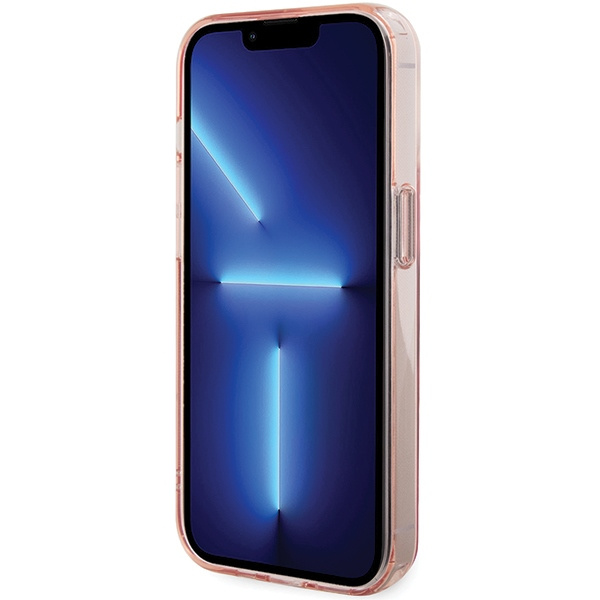 Etui Karl Lagerfeld KLHMP15LHMRSCHP iPhone 15 Pro 6.1" różowy/pink hardcase Ring Stand Choupette Head MagSafe Case