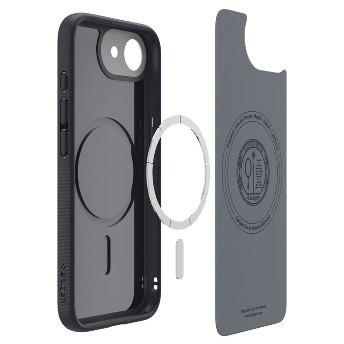 ETUI SPIGEN IPHONE 16E NANO POP MAG MAGSAFE BLACK SESAME