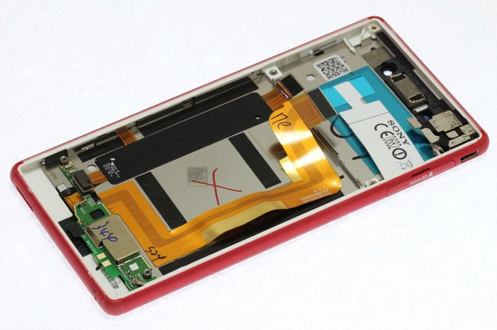 WYŚWIETLACZ SONY Xperia M4 Aqua Czerwony Grade A LCD Dotyk