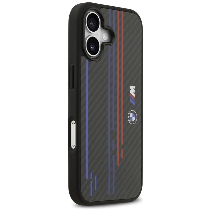 Etui BMW M Kevlar Lines & Logo MagSafe   do iPhone 17 czarny