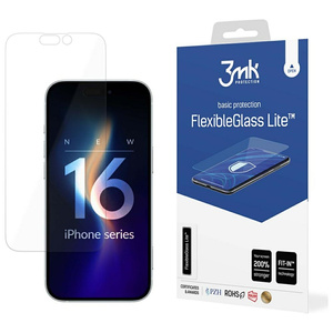Szkło hybrydowe 3MK FlexibleGlass Lite   do Apple iPhone 16 Pro