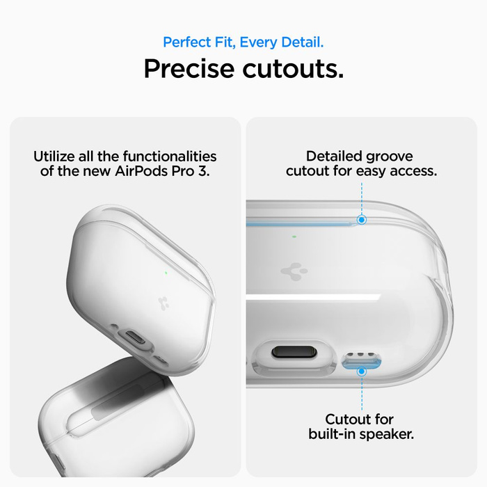 ETUI SPIGEN APPLE AIRPODS PRO 3 LIQUID CRYSTAL CRYSTAL CLEAR