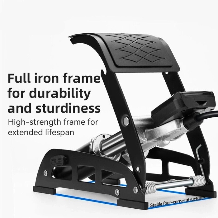 Pompka nożna Rockbros 42430001001 z wyświetlaczem - czarna