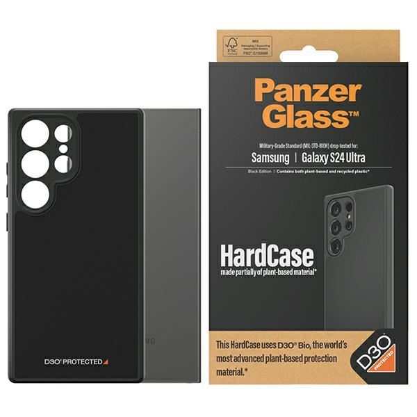 PanzerGlass HardCase Samsung S24 Ultra S928 D3O 3xMilitary grade czarny/black 1218
