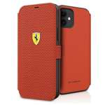 Etui FERRARI Apple iPhone 12 Mini Book On Track Perforated FESPEFLBKP12SRE Czerwony Case
