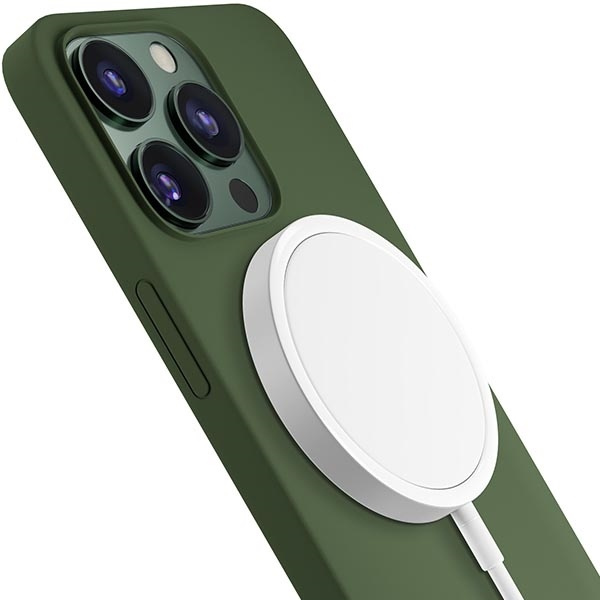 Etui 3MK Hardy Case iPhone 13 Pro 6,1" zielony/alphine green MagSafe