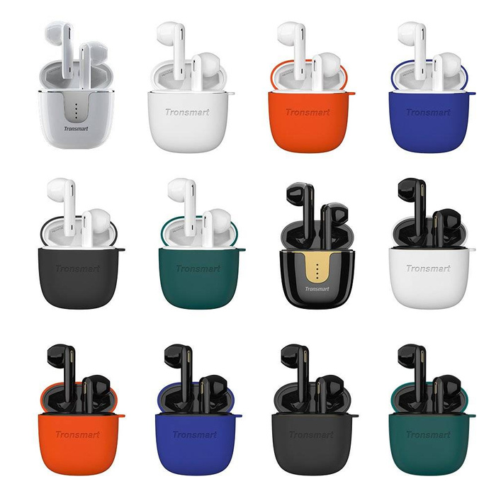 Tronsmart Earphone Case silikonowe etui na słuchawki Tronsmart Onyx Ace czarny