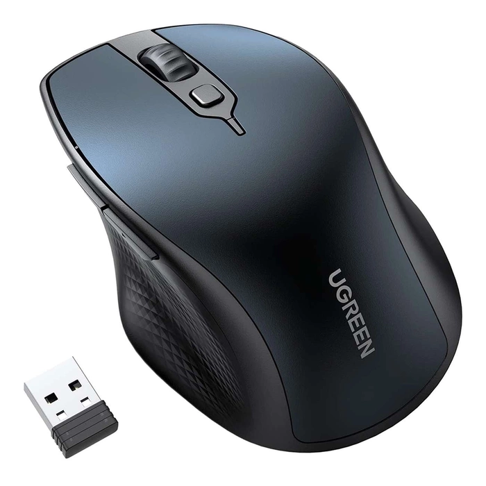 Myszka bezprzewodowa UGREEN MU101 2.4G+BT (Niebieska)