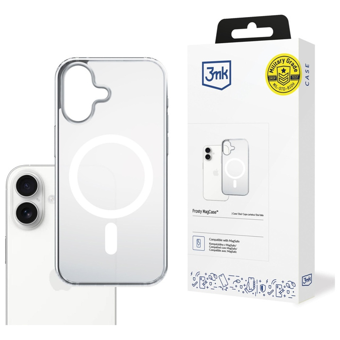 Etui 3MK iPhone  17 Frosty MagCase Biały