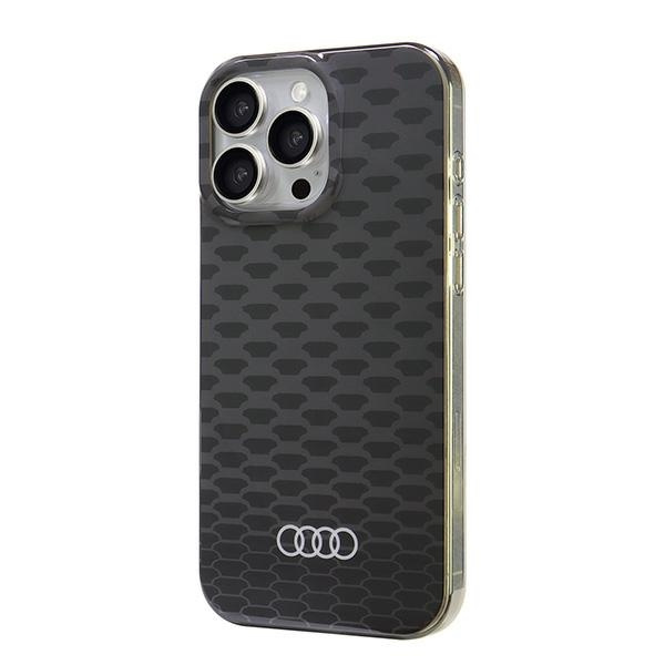 Audi IML Stitching Pattern MagSafeiPhone 16 Pro Max 6.9" czarny/black hardcase AU-IMLMIP16PM-Q5/D3-BK