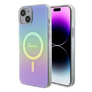 Etui Guess GUHMP15SHITSU iPhone 15 6.1" fioletowy/purple hardcase IML Iridescent MagSafe Case