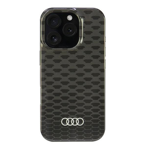 Audi IML Stitching Pattern MagSafeiPhone 16 Pro 6.3" czarny/black hardcase AU-IMLMIP16P-Q5/D3-BK
