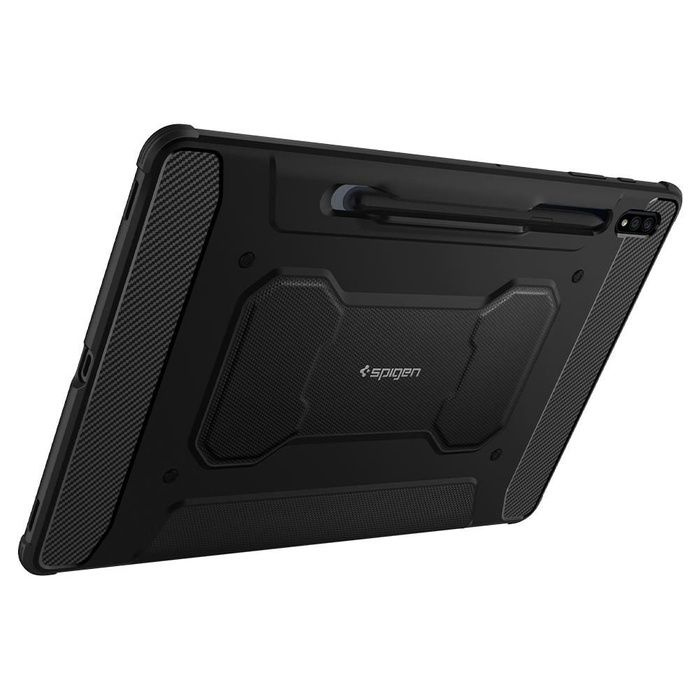 Etui SPIGEN Rugged Armor ”Pro” Galaxy Tab S7+ Plus 12.4 T970/T976 Black Czarne Case