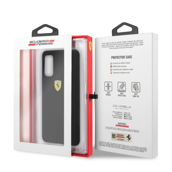 Etui FERRARI Samsung Galaxy S20 Silicone Czarny Case
