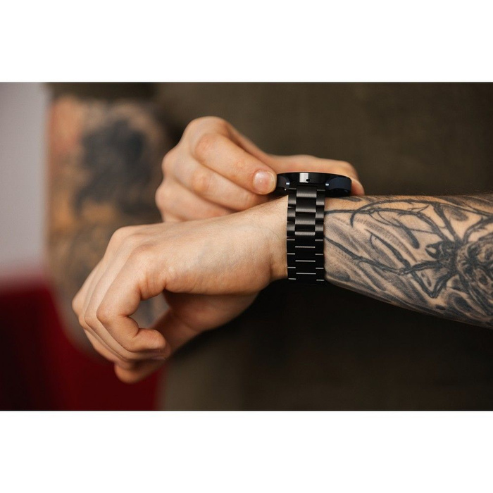 FORCELL F-DESIGN FS06 pasek do SAMSUNG Watch 22 mm srebrny