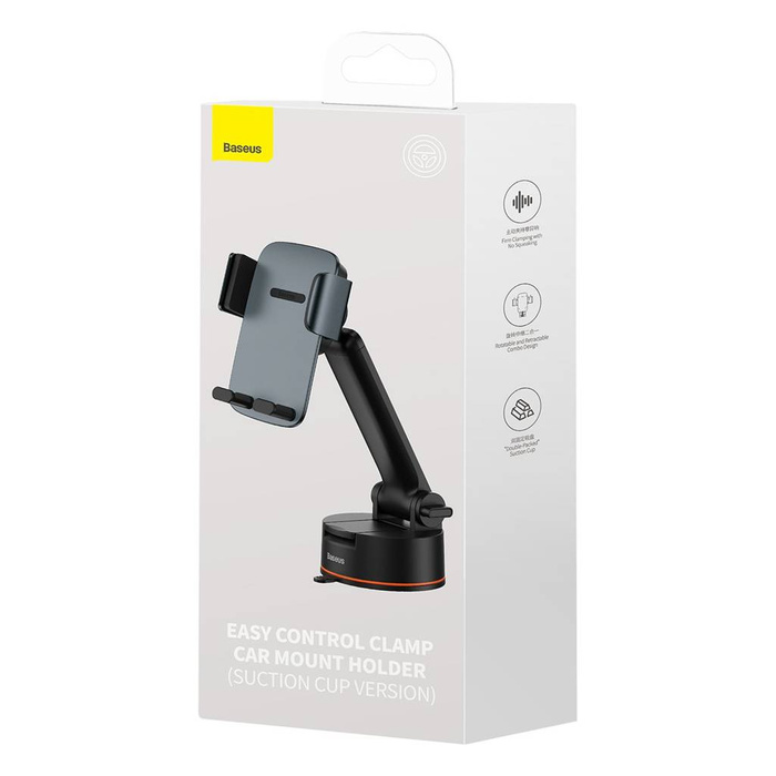 [PO ZWROCIE] Baseus Easy Control Pro uchwyt na kokpit szary (Suction Cup Version) (SUYK020014)
