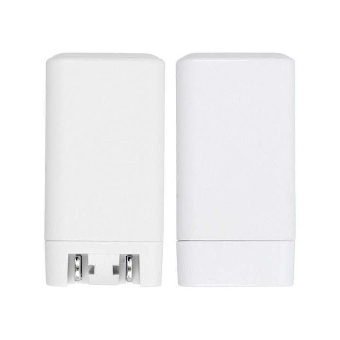 Ładowarka sieciowa do telefonu Forcell F-Energy 3w1 USB C + USB A QC4.0 PD 3A 45W z trzema wymiennymi wtyczkami (EU / UK / US) TFK-TC-45WPDAC biała