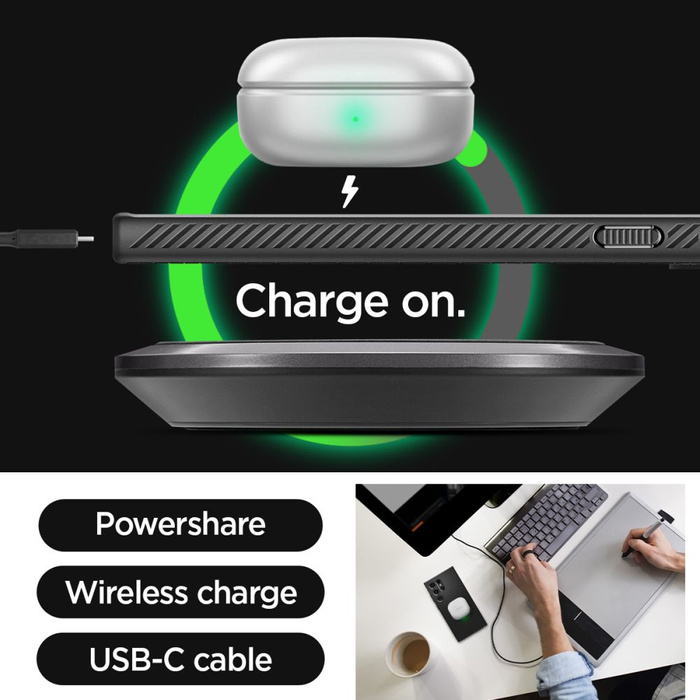 Etui Spigen Liquid Air Samsung Galaxy S24 Ultra Matte Black Case