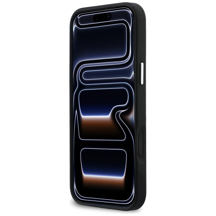 Etui Karl Lagerfeld IML Glitter KL       Diamond Logo do iPhone 17 Pro Max czarny