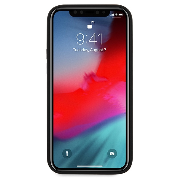 Etui FERRARI Apple iPhone 12 Pro Max On Track Perforated Czerwony Hardcase