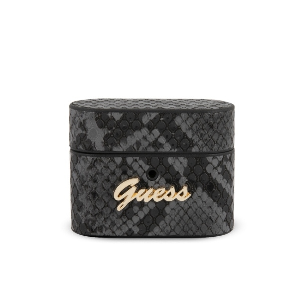 Etui GUESS Apple AirPods Pro Cover Python Collection Czarny Case