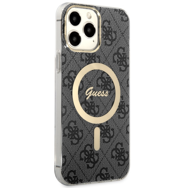 Etui Guess GUHMP13XH4STK iPhone 13 Pro Max 6.7" czarny/black hardcase 4G MagSafe Case