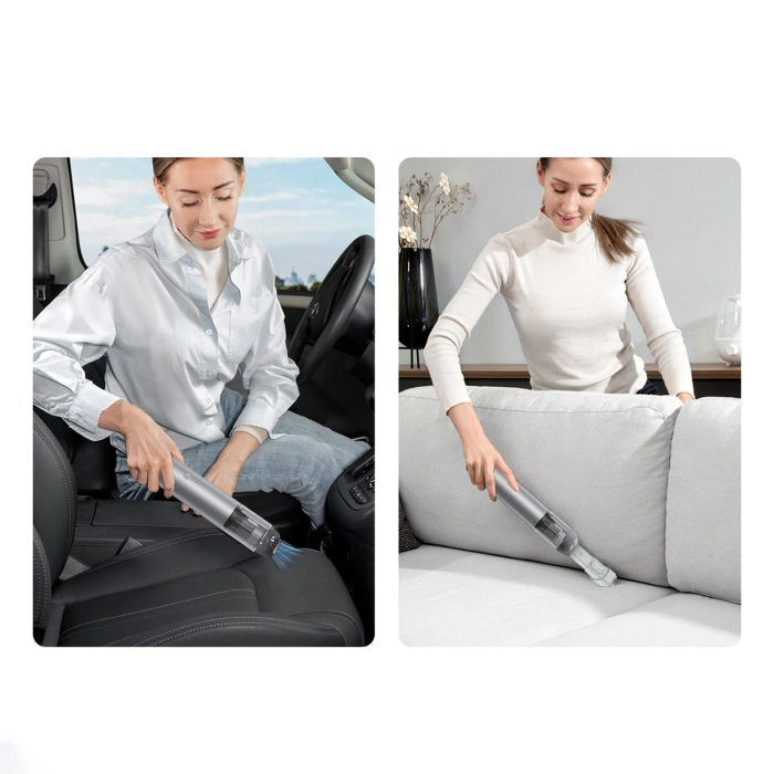 Baseus A3 bezprzewodowy odkurzacz samochodowy 135 W 15000 Pa srebrny (CRXCQA3-0S)