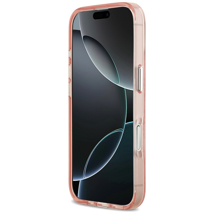 Etui Karl Lagerfeld IML Choupette Head   Logo MagSafe do iPhone 17 różowy