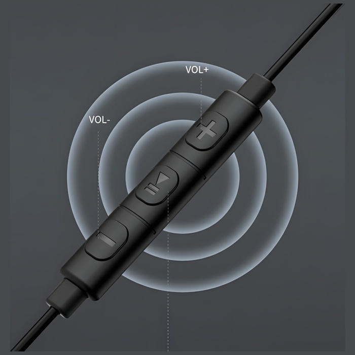 AWEI słuchawki stereo TC-6 USB-C czarny/black