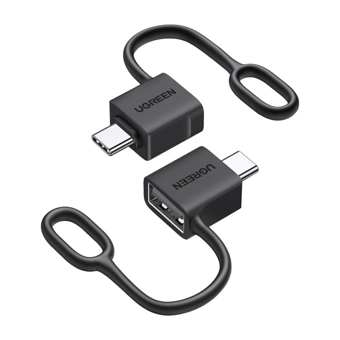 Adapter USB-C do USB-A Ugreen LS503, 2 sztuki (biały)