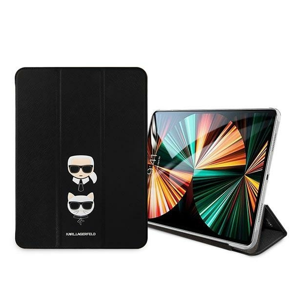 Etui KARL LAGERFELD Apple iPad 11 Pro 2021 Book Saffiano Karl &Choupette Czarny Case