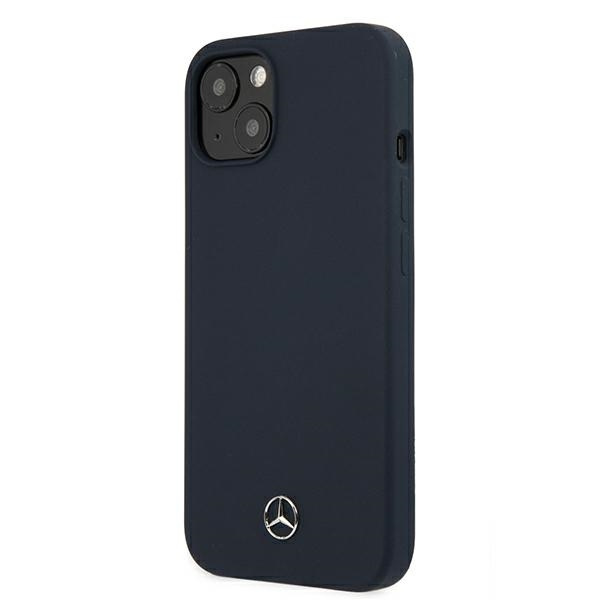 Etui MERCEDES Apple iPhone 13 Mini Silicone Line Granatowy Hardcase